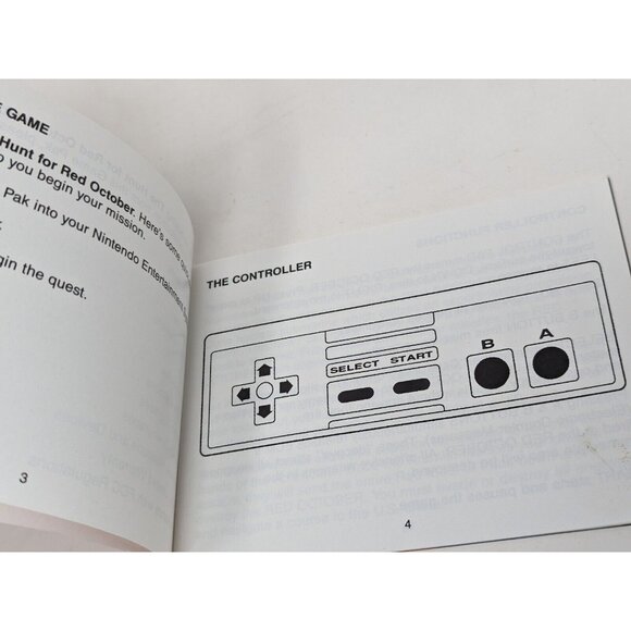 The Hunt for Red October (Nintendo NES, 1991) Manual Booklet Only - Picture 5 of 6
